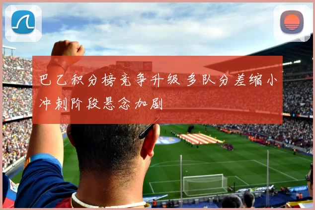 巴乙积分榜竞争升级 多队分差缩小冲刺阶段悬念加剧