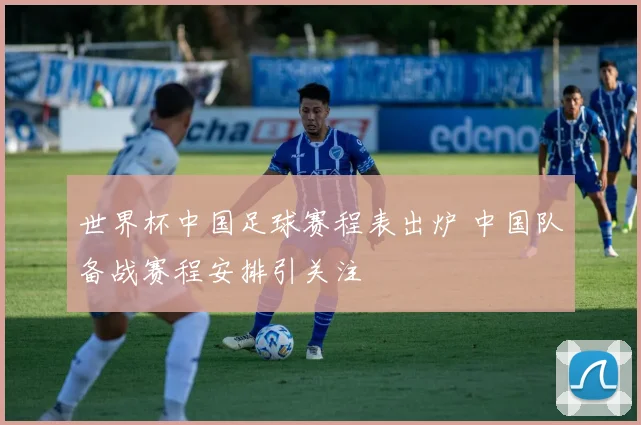 世界杯中国足球赛程表出炉 中国队备战赛程安排引关注
